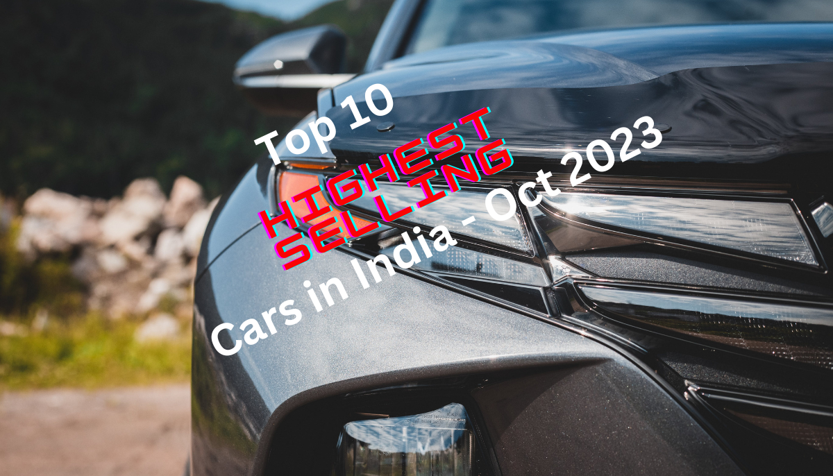 Top 10 Highest Selling Automobiles in India - October 2023